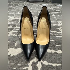 NWOB black louboutin heels